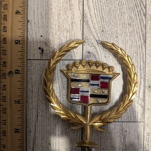 Cadillac Gold Emblem with Crest